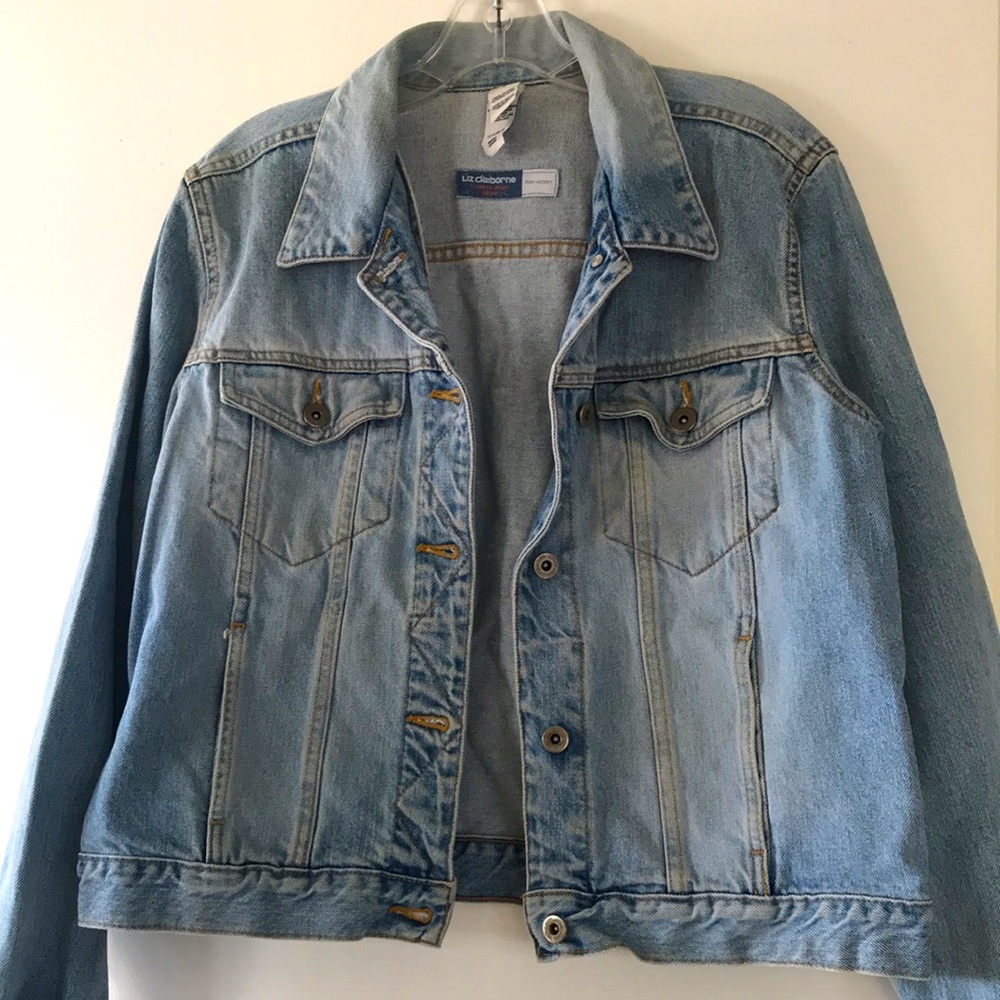 Liz Claiborne Lizwear Jean Jacket Denim Coat